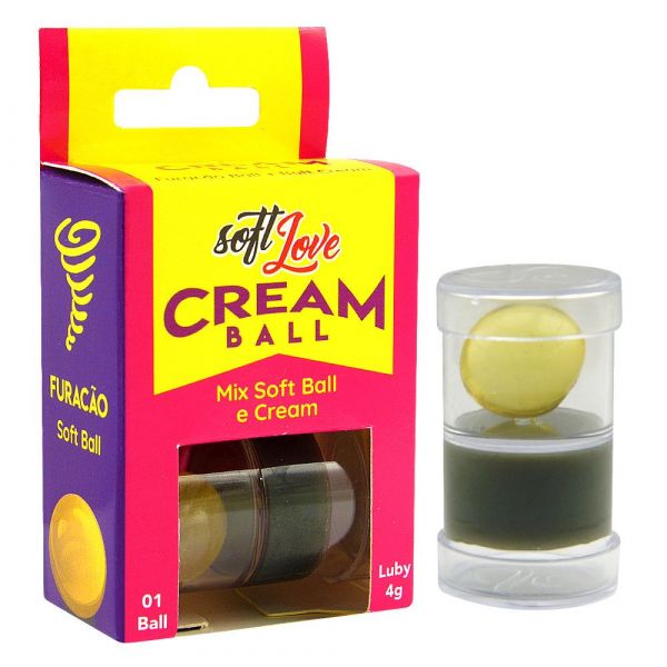 CREAM BALL FURACÃO BOLT SOFT LOVE