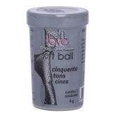 SOFT BALL BOLINHA 50 TONS DE CINZA 8G 02 UNIDADES SOFT LOVE