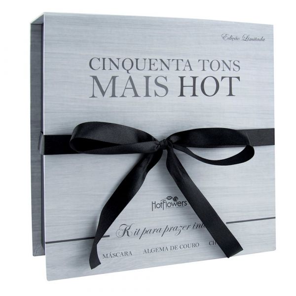 KIT CINQUENTA TONS MAIS HOT PRAZER INTENSO HOT FLOWERS