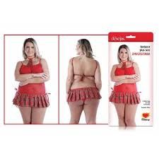 Fantasia Universitária Plus Size