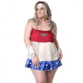 FANTASIA PLUS SIZE MULHER MARAVILHA PIMENTA KENTE