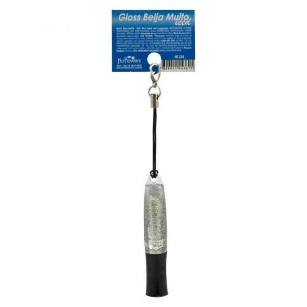 GLOSS BEIJA MUITO ICED GLITTER 2,5G HOT FLOWERS