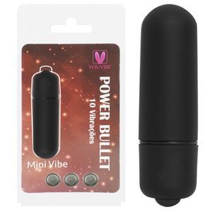 CÁPSULA POWER BULLET 10 VIBRAÇÕES CIA IMPORT