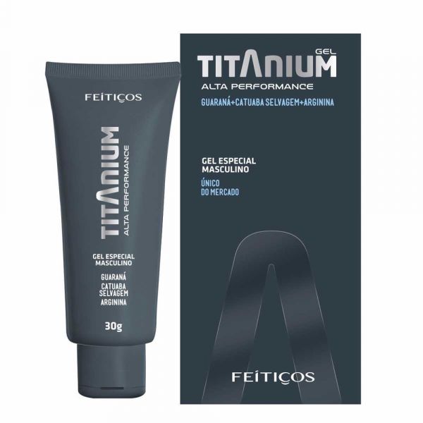 TITANIUM GEL POTENCIALIADOR MASCULINO 30GR FEITIÇOS