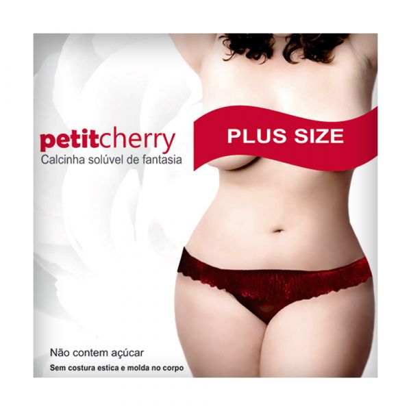 CALCINHA SOLÚVEL PLUS SIZE PETITCHERRY