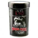 SOFT BALL BOLINHA MAMBA NEGRA 8G 02 UNIDADES SOFT LOVE