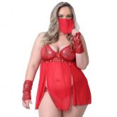 KIT FANTASIA PLUS SIZE FEITICEIRA PIMENTA KENTE