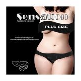 CALCINHA SOLÚVEL PLUS SIZE PRETA PETITCHERRY