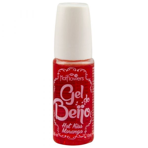 HOT KISS GEL DO BEIJO AROMÁTICO ROLLON 10ML HOT FLOWERS