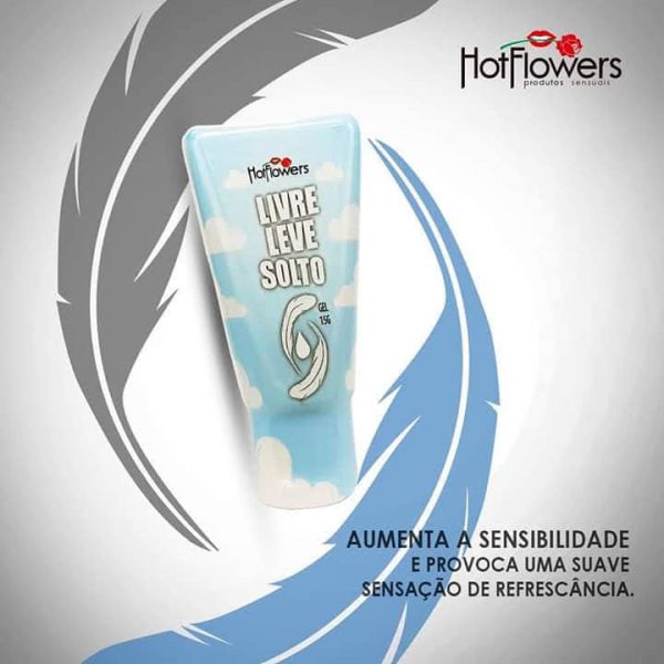 LIVRE LEVE E SOLTO SENSIBILIZANTE 15G HOT FLOWERS