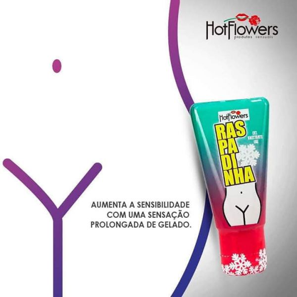 RASPADINHA EXCITANTE FEMININO 15G HOT FLOWERS