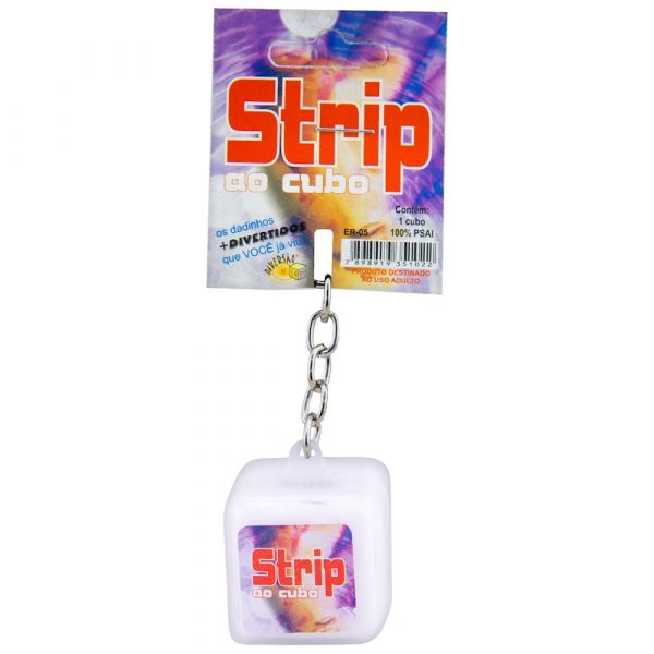 DADO STRIP TEASE UNISSEX SIMPLES DIVERSÃO AO CUBO
