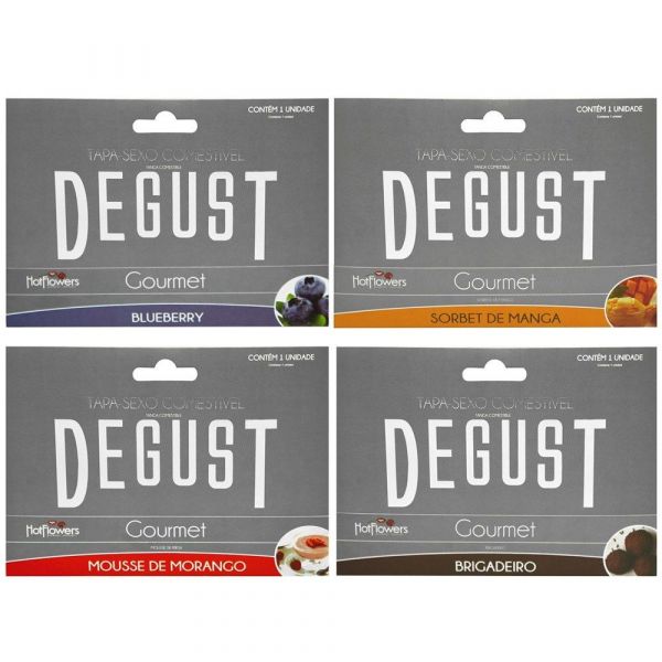DEGUST GOURMET TAPA SEXO ESTRELA COMESTÍVEL HOT FLOWERS