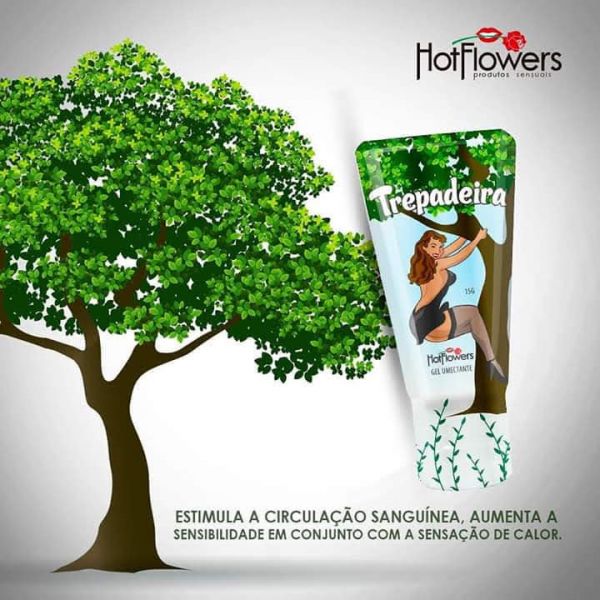 TREPADEIRA EXTIMULANTE FEMININO 15G HOT FLOWERS
