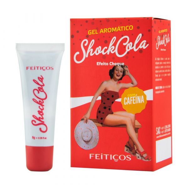 SHOCK COLA GEL EXCITANTE COM CAFEÍNA 8GR FEITIÇOS