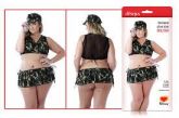 Fantasia Camuflada Plus Size