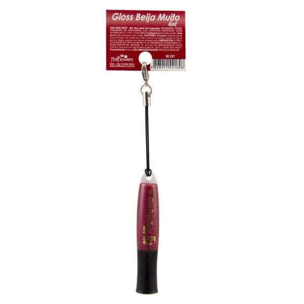 GLOSS BEIJA MUITO HOT GLITTER 2,5G HOT FLOWERS