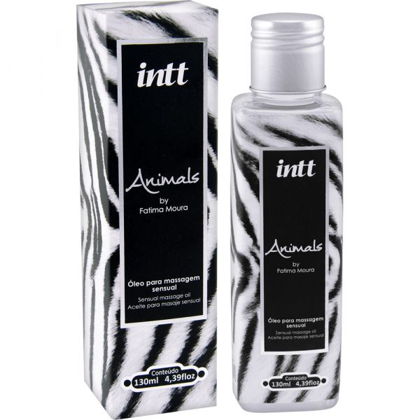ANIMALS ÓLEO PARA MASSAGEM 130ML INTT