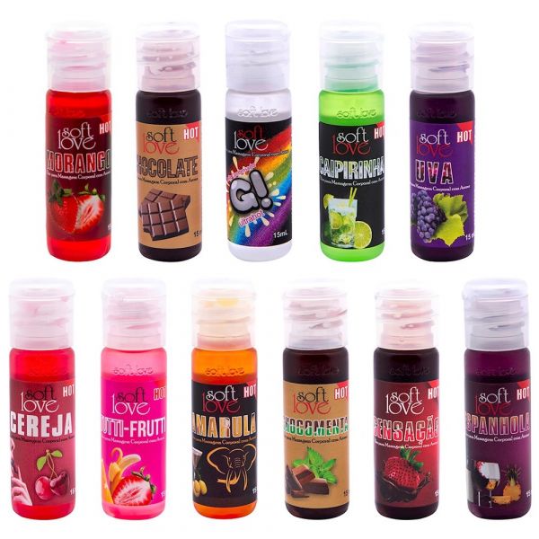 GEL HOT COMESTÍVEL 15ML SOFT LOVE