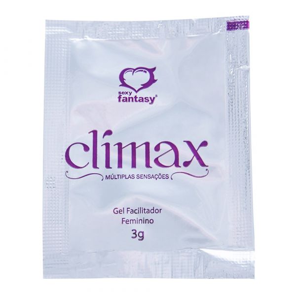 SACHÊ CLÍMAX GEL FACILITADOR FEMININO 3G SEXY FANTASY